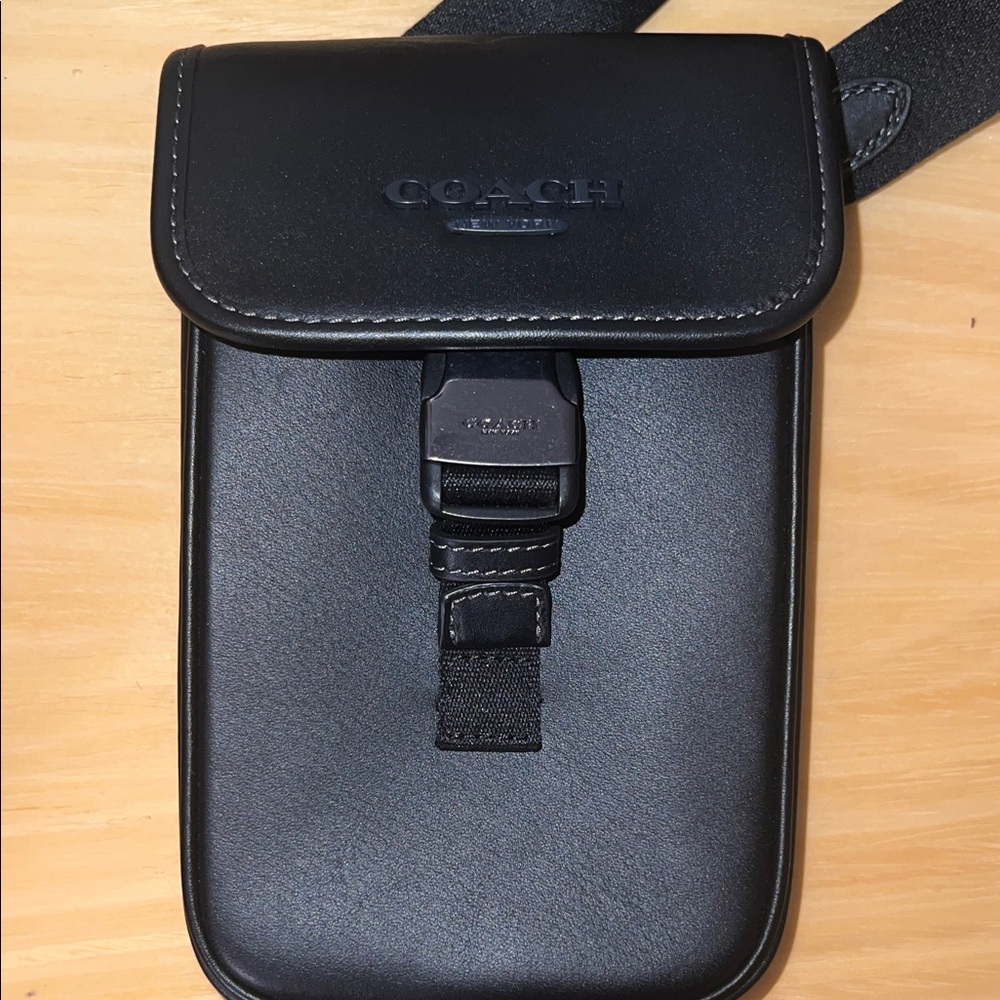 Coach Black Men's Phone Crossbody